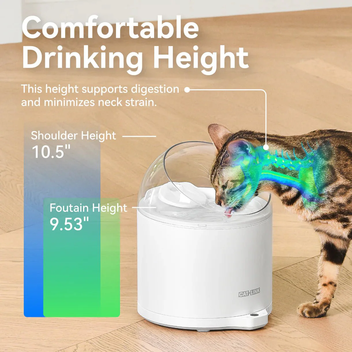 CATLINK W02 Al Water Fountain- Pure 2 - Image 8