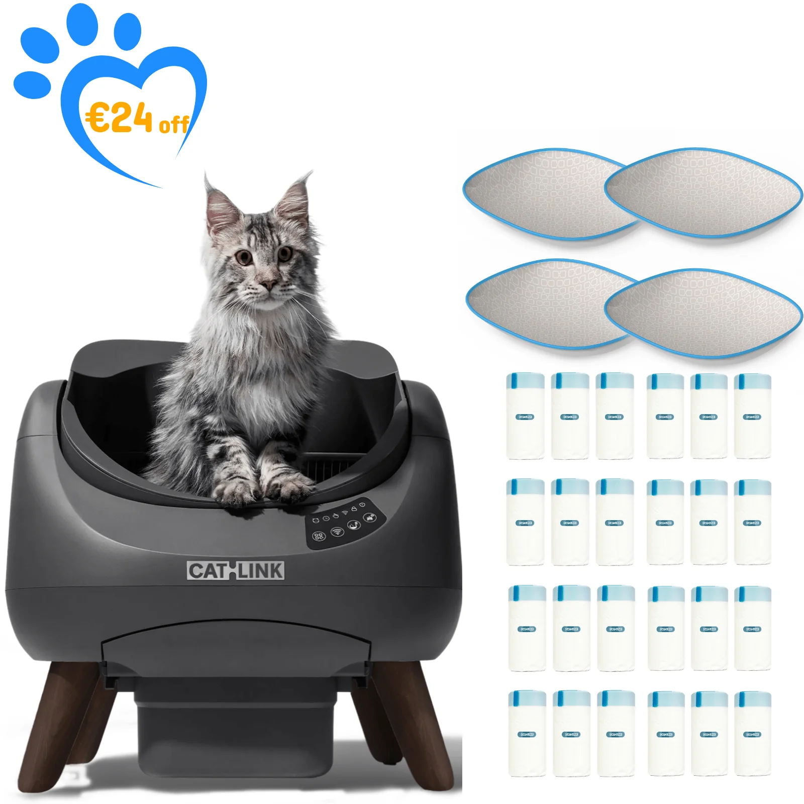 CATLINK Open-X Open Top Self-cleaning Litter Box - Image 18