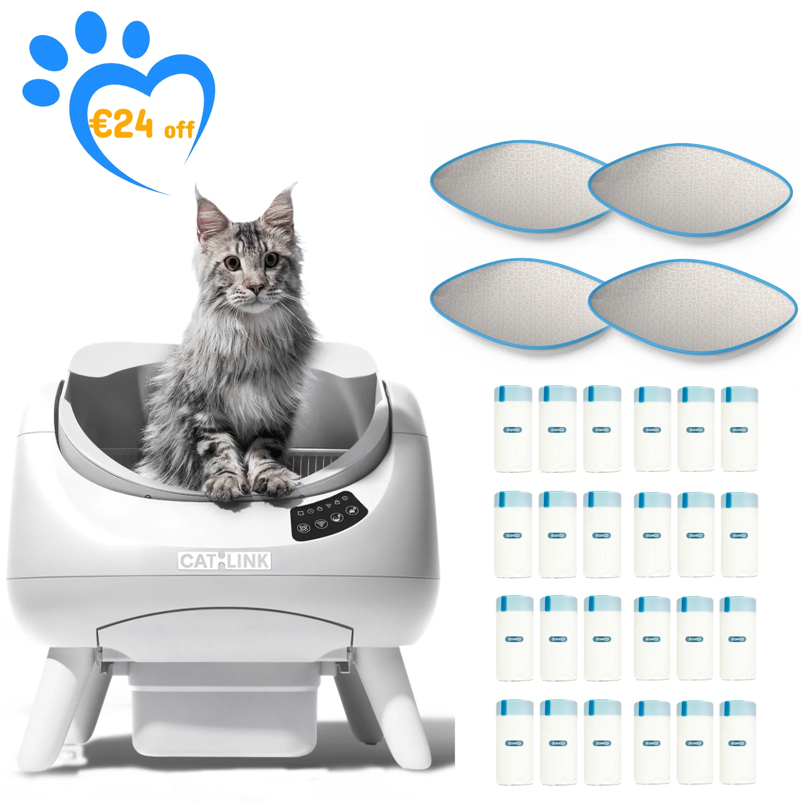 CATLINK Open-X Open Top Self-cleaning Litter Box - Image 21