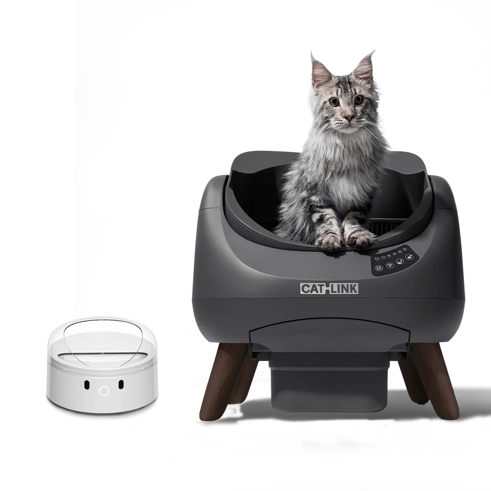 CATLINK Open-X – Self-Cleaning Litter Box + Automatic Feeder / Water Fountain (Bundle) - Image 6